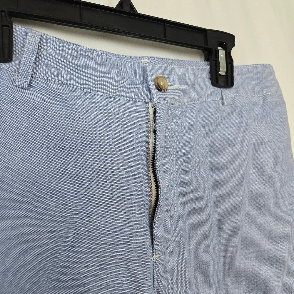 Polo‎ Ralph Lauren Boys Blue Chambray Preppy Classic Chino Shorts 18 Minimalist
